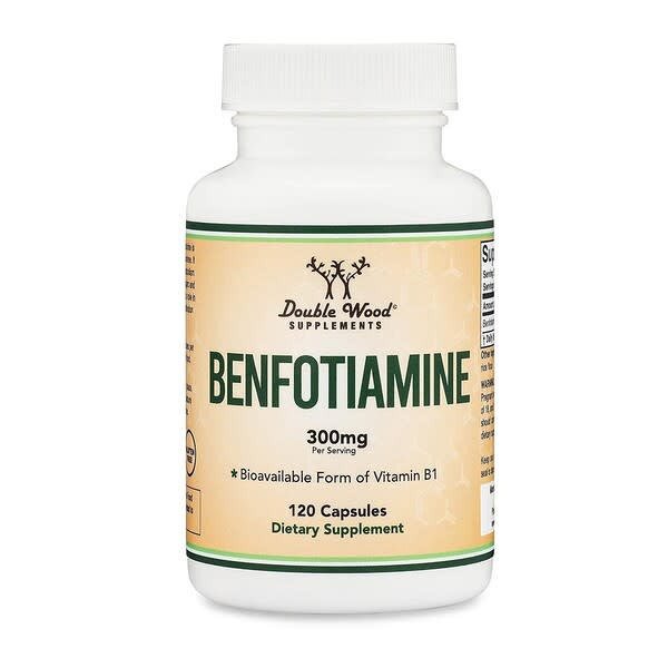 Double Wood Supplements, Benfotiamine, 120 Capsules (150 mg per Capsule) — product photo 1