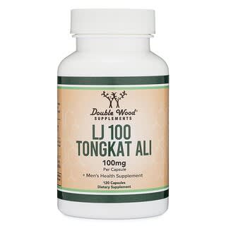 Double Wood Supplements, LJ100 Tongkat Ali, 100 mg, 120 Kapseln