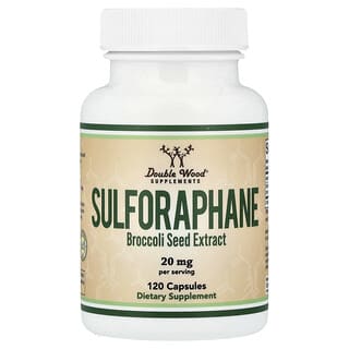 Double Wood Supplements, Sulforaphane, 120 Capsules (10 mg per Capsule)