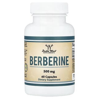 Double Wood Supplements, Berberine, 500 mg, 60 Capsules