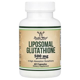 Double Wood Supplements, Liposomal Glutathione, 60 Capsules