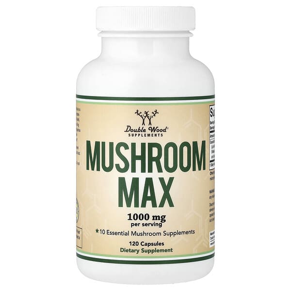 دابل وود سابليمنتس‏, Mushroom Max ، 120 كبسولة