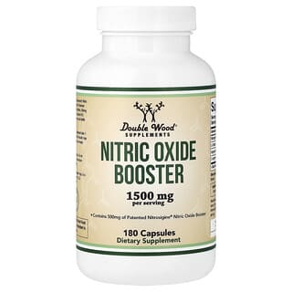 Double Wood Supplements, Nitric Oxide Booster, 180 Capsules