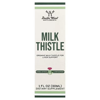 Double Wood Supplements, Milk Thistle, 1 fl oz (30 ml)