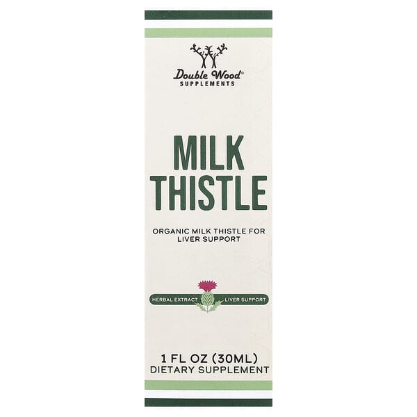 Double Wood Supplements, Milk Thistle, 1 fl oz (30 ml) — product photo 1