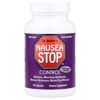 Dr. Barton's, Control de las náuseas, 80 cápsulas