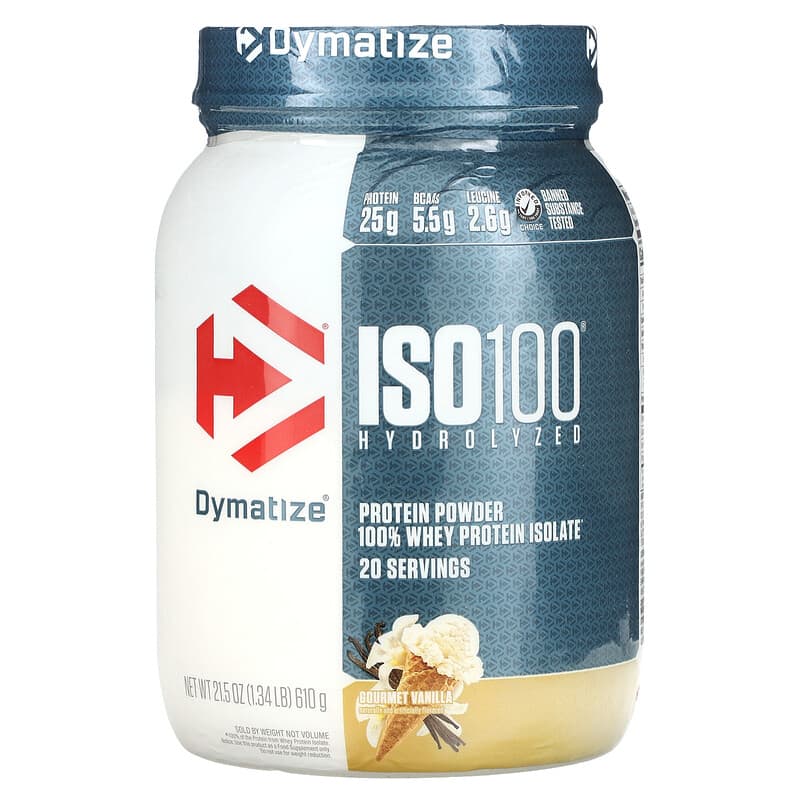ISO 100, Hydrolysé, 100 % isolat de protéines de lactosérum