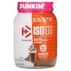 ISO100 hidrolizado, 100% aislado de proteína de suero de leche, Latte de moca Dunkin ', 650 g (1,4 lb)