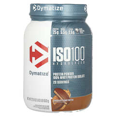 Dymatize, ISO100 Hydrolyzed, 100% Whey Protein Isolate, Chocolate ...