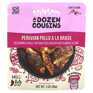 A Dozen Cousins, Peruvian Pollo A La Brasa，調味醬，溫和，3 盎司（85 克）