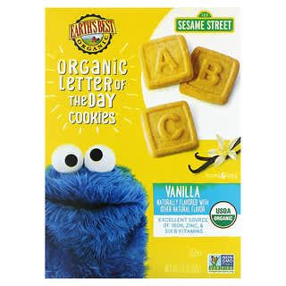 Earth's Best, Organic Letter of the Day Cookies, 2+ Years, Vanilla, 5.3 oz (150 g)