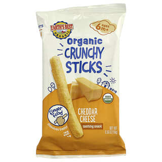 Earth's Best, Organic Crunchy Sticks, knusprige Bio-Sticks, ab 6 Monaten, Cheddar-Käse, 16 g (0,56 oz.)
