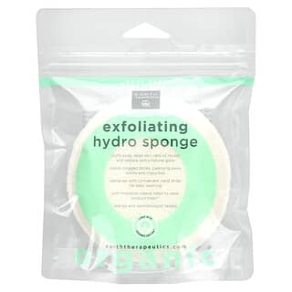 Earth Therapeutics, Exfoliating Hydro Sponge, Round, 1 Sponge