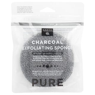 Earth Therapeutics, Charcoal Exfoliating Sponge, 1 Sponge