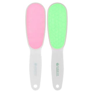 Earth Therapeutics, Big Foot File, Green and Pink, 2 Count