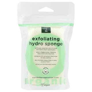 Earth Therapeutics, Hidroesponja exfoliante, Rectangular`` 1 esponja