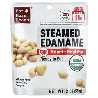 Eat More Beans, эдамаме, приготовленные на паре, 58 г (2 унции)