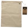 Bolsa de productos hecha de algodón orgánico, grande, 1 bolsa, 12"w x 15"h