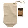 Recycled Cotton Canvas Lunch Sack, 1 Bag, 7"w x 10.5"h