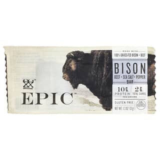 Epic Bar, Bison Bar, Beef + Salt + Pepper, 1.3 oz (37 g)