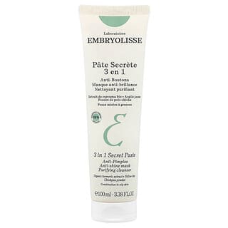 Embryolisse, 3 in 1 Secret Paste, Combination to Oily Skin, 3.38 fl oz (100 ml)