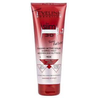 Eveline Cosmetics, Slim Extreme 3D, термоактивна сироватка, 250 мл (8,8 рідк. унції)