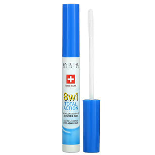 Eveline Cosmetics, 8w1 Total Action Lash Treatments, 10 мл (0,35 жидк. Унции)