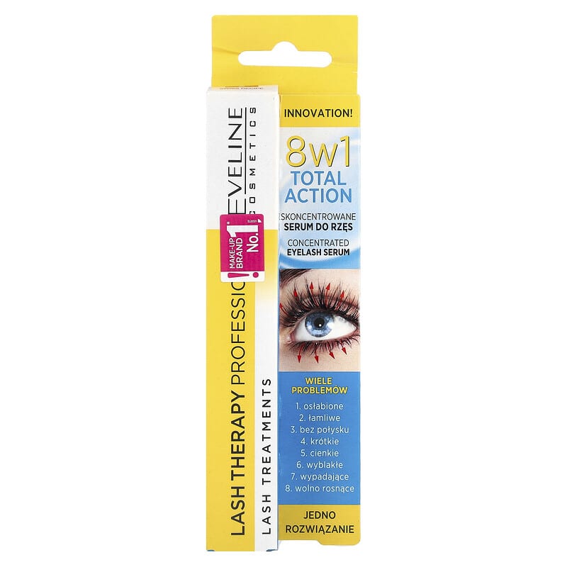 Tratamentos de Cílios de Ação Total 8w1, 10 ml (0,35 fl oz)