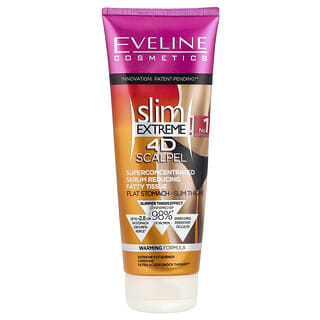 Eveline Cosmetics, Slim Extreme 4D Scalpel, Sérum super concentré réducteur de tissus adipeux, 250 ml