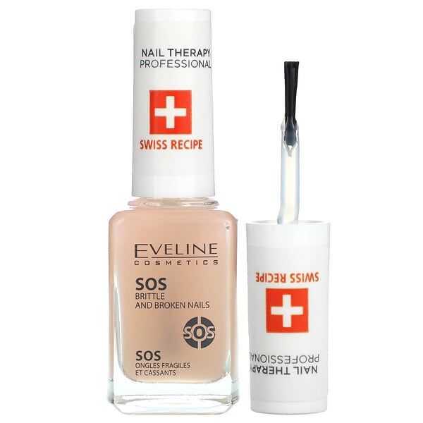 Eveline Cosmetics, SOS Brittle & Broken Nails Multivitamin-Conditioner, 12 ml (0,42 fl. oz.)