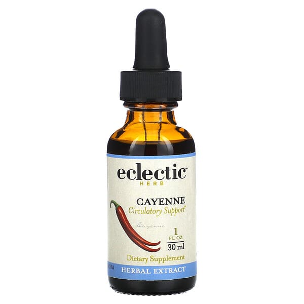 Eclectic Institute, Herb, Cayenne Extract, Cayenne-Extrakt, 30 ml (1 fl. oz.)