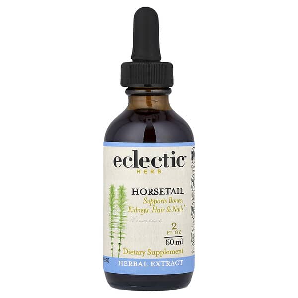 Eclectic Herb, 쇠뜨기 추출물, 뼈, 신장, 모발 및 손발톱 건강 강화, 60ml(2fl oz)
