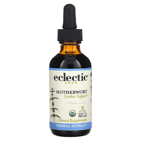 Eclectic Institute, Herb, Motherwort Extract, Herzgespann-Extrakt, 60 ml (2 fl. oz.)