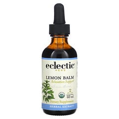 Eclectic Institute, Herb, Lemon Balm Extract, Zitronenmelissenextrakt, 60 ml (2 fl. oz.)