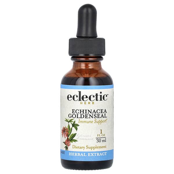 Eclectic Herb Herb, Echinacea Goldenseal, 1 fl oz (30 ml)
