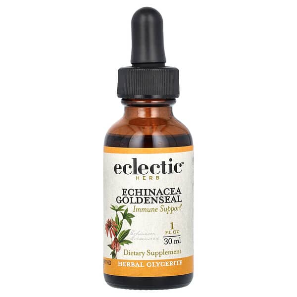 Eclectic Herb Herb, Echinacea Goldenseal, 1 fl oz (30 ml)
