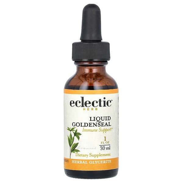 Eclectic Herb Liquid Goldenseal, 1,000 mg, 1 fl oz (30 ml)