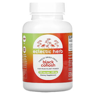 Eclectic Institute, Freeze Dried Fresh, Black Cohosh, 200 mg, 100 Veg Caps