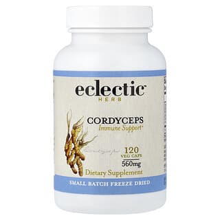 Eclectic Herb, Freeze Dried, Cordyceps, 560 mg, 120 Veg Caps