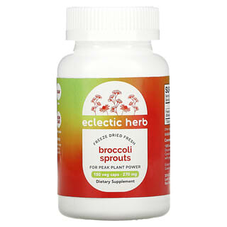 Eclectic Institute, свежие сублимированные ростки брокколи, 270 мг, 150 вегетарианских капсул