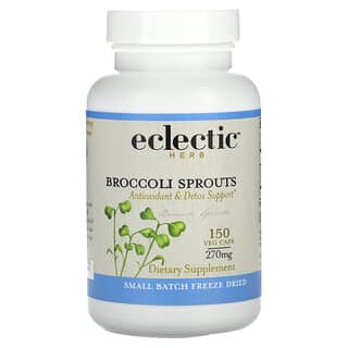 Eclectic Institute, Pousses de brocoli lyophilisées, 270 mg, 150 capsules végétales