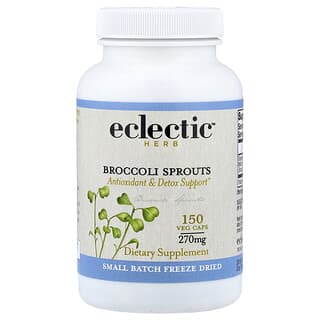 Eclectic Herb, Freeze Dried, Brocoli Sprouts, gefriergetrocknete Brokkolisprossen, 150 pflanzliche Kapseln (270 mg pro Kapsel)