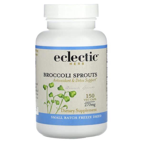 Eclectic Herb, сублимированная капуста брокколи, 270 мг, 150 растительных капсул