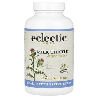 Eclectic Herb, Milk Thistle, 240 Veg Caps (600 mg per Cap)