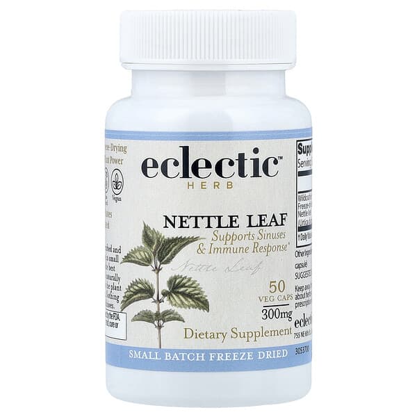 Eclectic Herb, Nettle Leaf, 300 mg, 50 Veg Caps