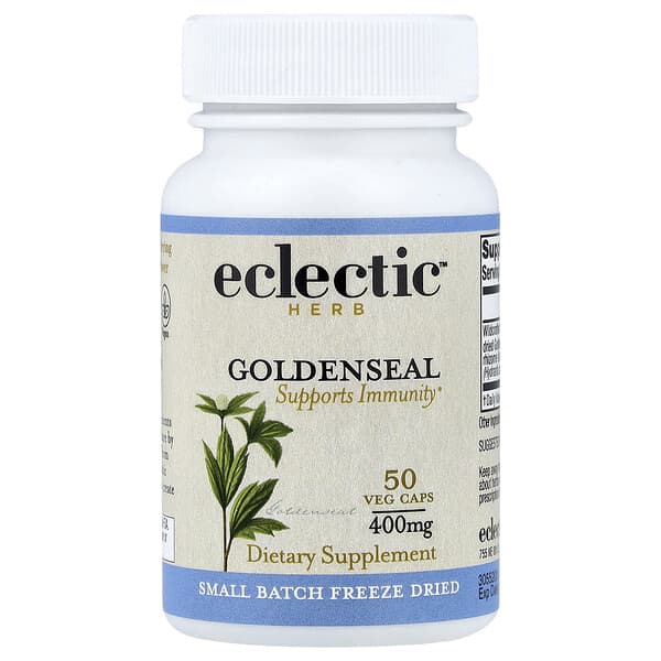 Eclectic Herb, 동결 건조 골든실, 400mg, 베지 캡슐 50정