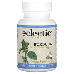 Eclectic Herb, Bardana, 400 mg, 90 cápsulas vegetales