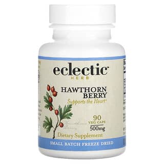 Eclectic Institute, Hawthorn Berry, 500 mg, 90 Veg Caps