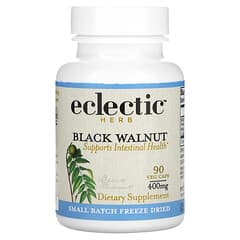 Eclectic Institute, Freeze Dried, Black Walnut, gefriergetrocknete Schwarznuss, 400 mg, 90 pflanzliche Kapseln