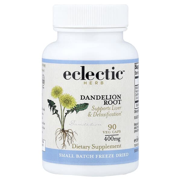 Eclectic Herb, Шамшаттар тамыры, бауырды және детоксикацияны қолдайды, 400 мг, 90 вегетативті капталар